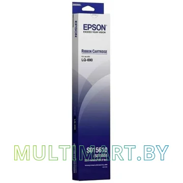 Картридж ленточный Epson S015610 C13S015610BA черный для Epson LQ-690